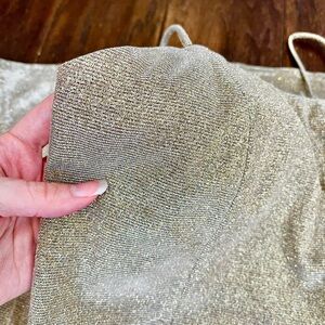 Lulu's Gold Maxi Dress